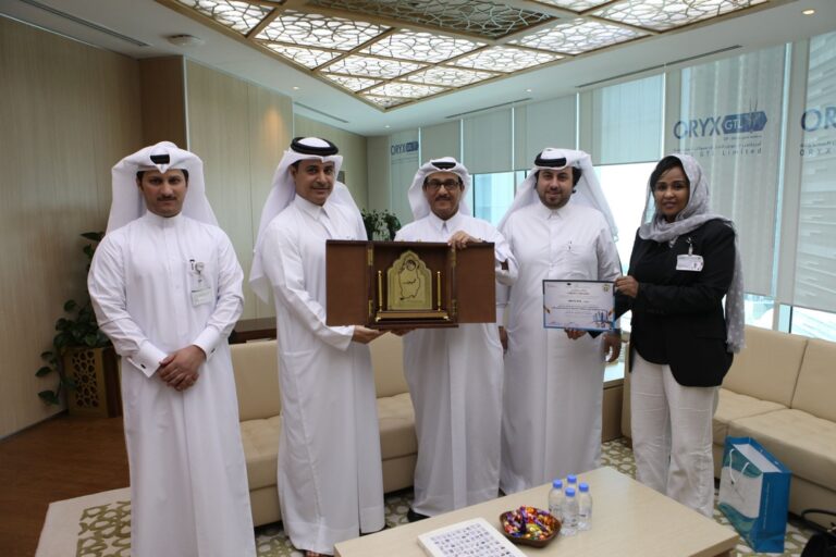 ORYX GTL Honored By Qatar Diabetes Association